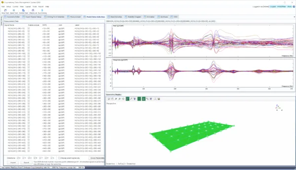 Crystal Instruments EDM Modal Standard, Advanced & Premium Modal Analysis