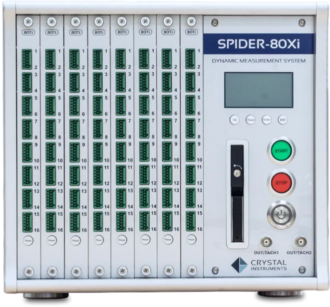 Crystal Instruments Spider-80Ti 温度测量系统
