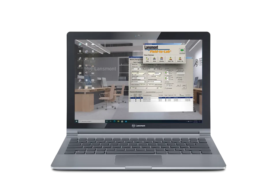 Lansmont SaverXware Data Recorder Setup and Analysis Software